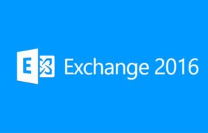 microsoft exchange 2016 logo blue