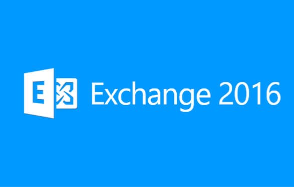microsoft exchange 2016 logo blue