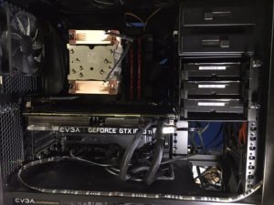 1080TI Graphics card installed in computer