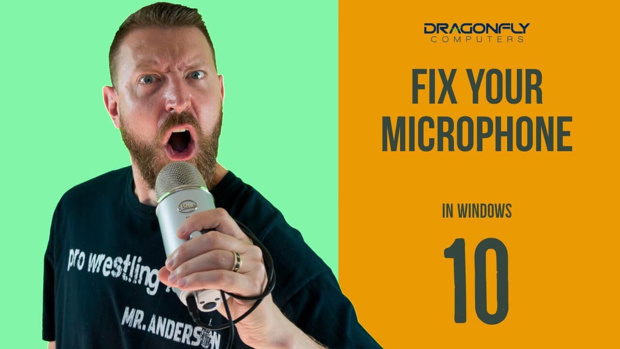 irate man screaming into usb microphone stopped working in windows 10