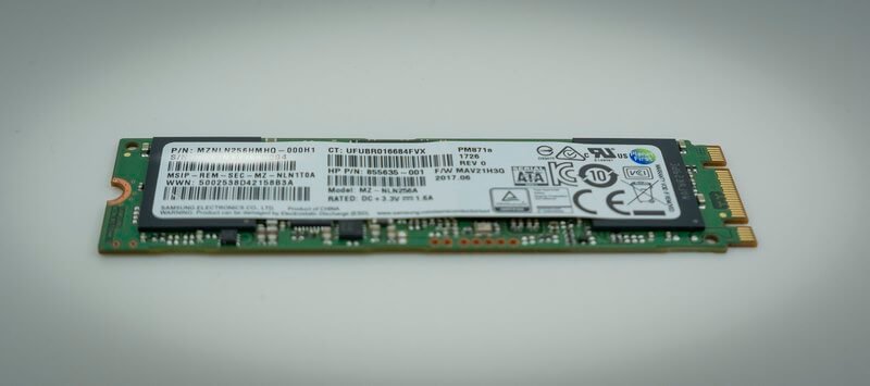 M.2 NvME Hard Drive with B and M key interface